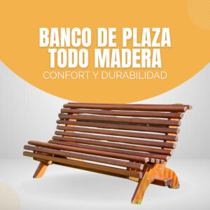 Banco de Plaza Todo Madera