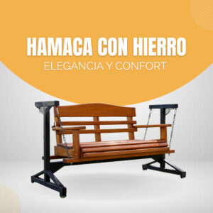 Hamaca con hierro