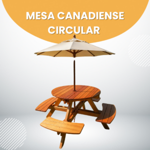 Mesa Canadiense Circular