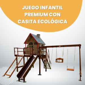 Juego Infantil Premium con Casita Ecológica